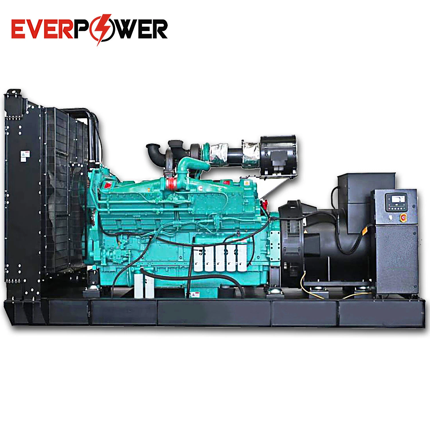 10KVA~2500kVA Grupo Electrógeno eléctrico Cummins Open Silent Diesel Power Genset Perkins Weichai Baudouin Volvo MTU Mitsubishi Yuchai FAW Engines Factory Precio