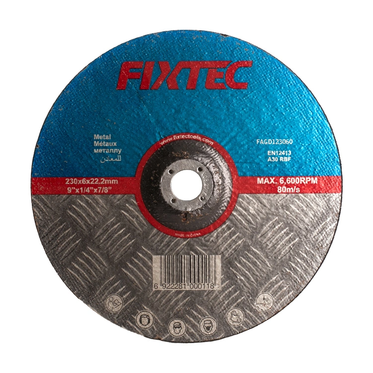 Fixtec 6mm Thickness Abrasive Sanding Disc 100mm Diameter Abrasive Grinding Disc