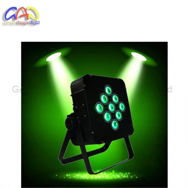 9*15W 5in1 Rgbaw Battery Powered Wireless LED PAR Light