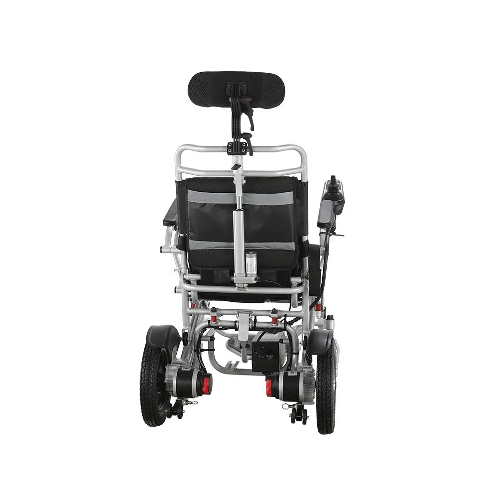 Aluminum Alloy Lightweight Portable Power Reclining Adjustable Folding Electric Intelligent Wheelchair