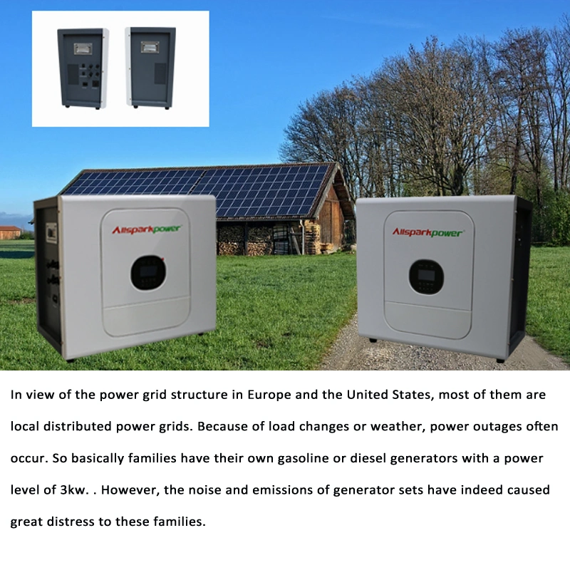 Ap-3035 Solar Power for Home All in One Solar Power Generator 3kw 9.6kwh off Grid Solar Power System