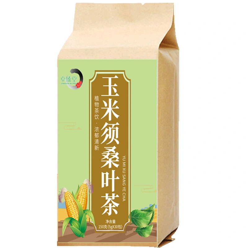 أوراق التوت البري المجففة الطبيعية وشاي الحرير من الذرة (نايلون الشاي) شاي الأعشاب