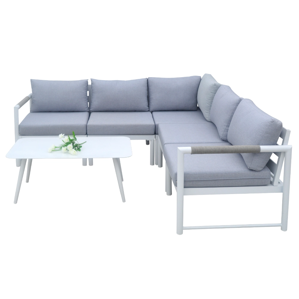 Garten Patio Hotel Home Großhandel Gartenmöbel Aluminium Freizeit Lounge Sofa-Set