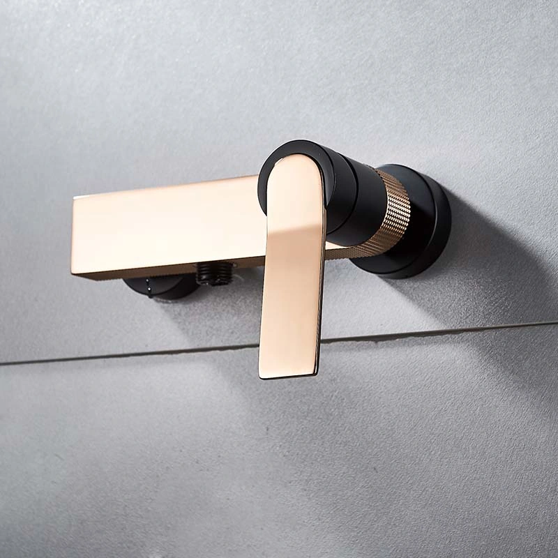 Momali Original Design OEM ODM Good Quality High End Light Luxury Gold Black Bath Faucet Sanitary Ware