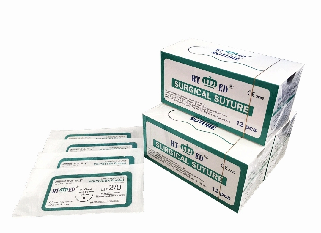 Disposable Medical Supplies -Polyster Suture