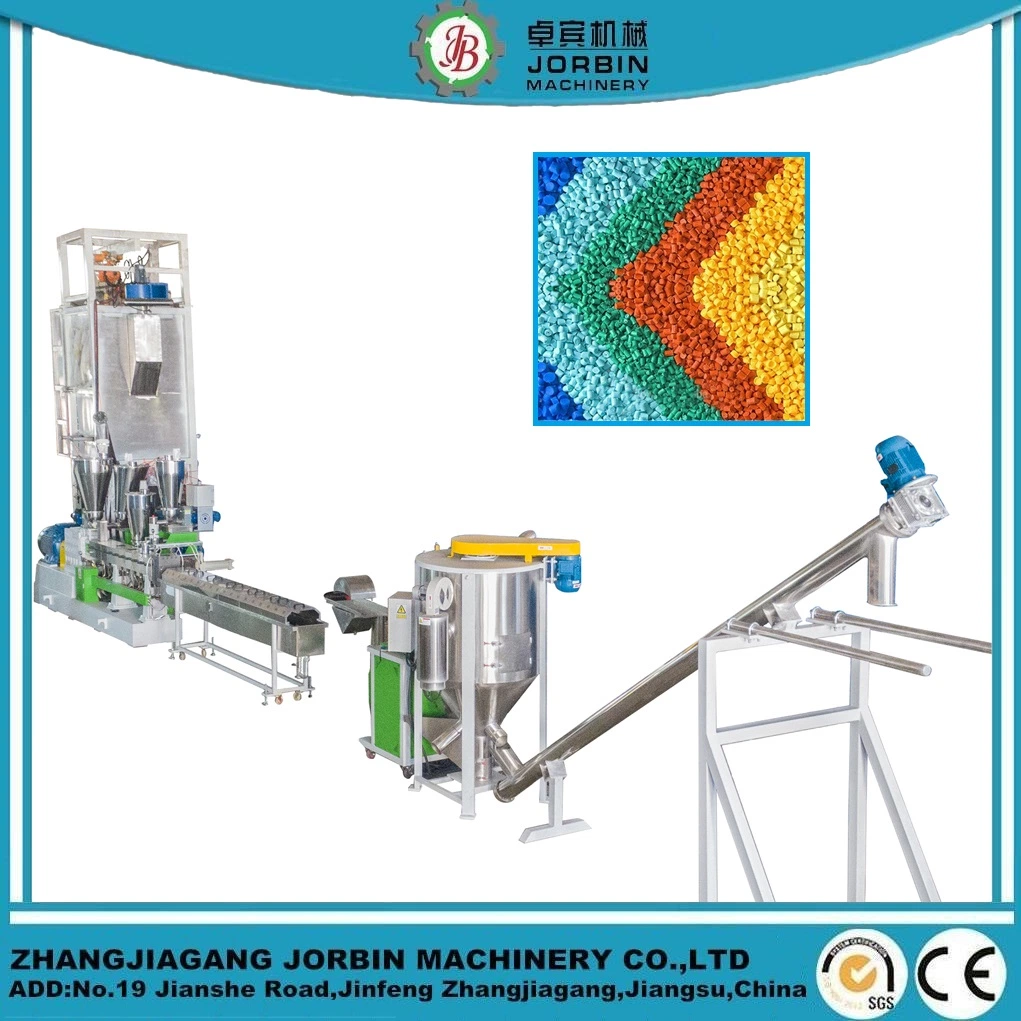 TPE PP Copolymers Color Masterbatch CaCO3 Filler Additivescompounding Extrusion Granulator