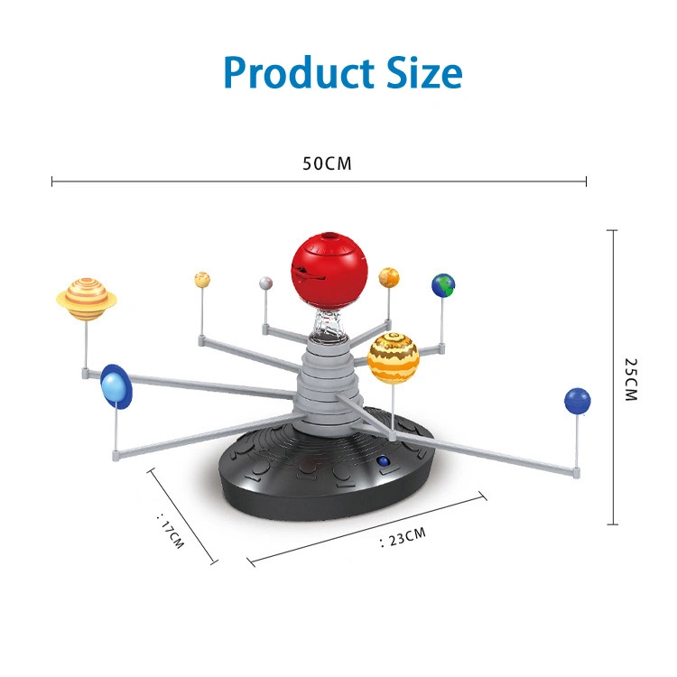 Bricolage jouets de tige modèle scientifique système solaire motorisé modèle jouets