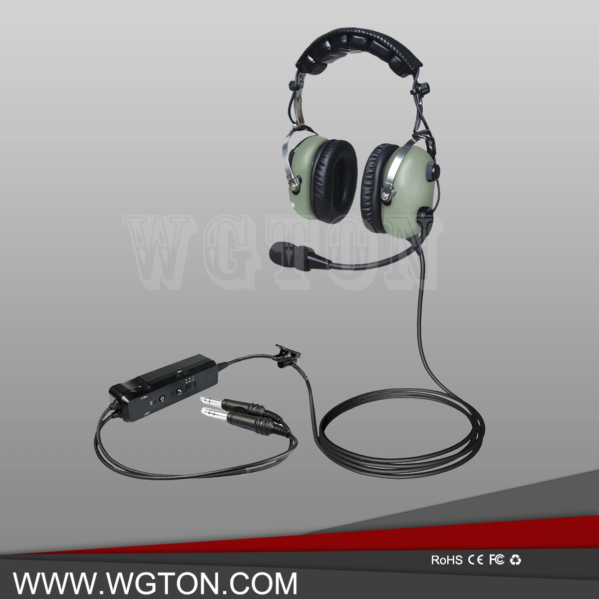 Aircraft Noise Cancelling Headset Military Aviation Headsets for General Aviation Helicopter Headphone