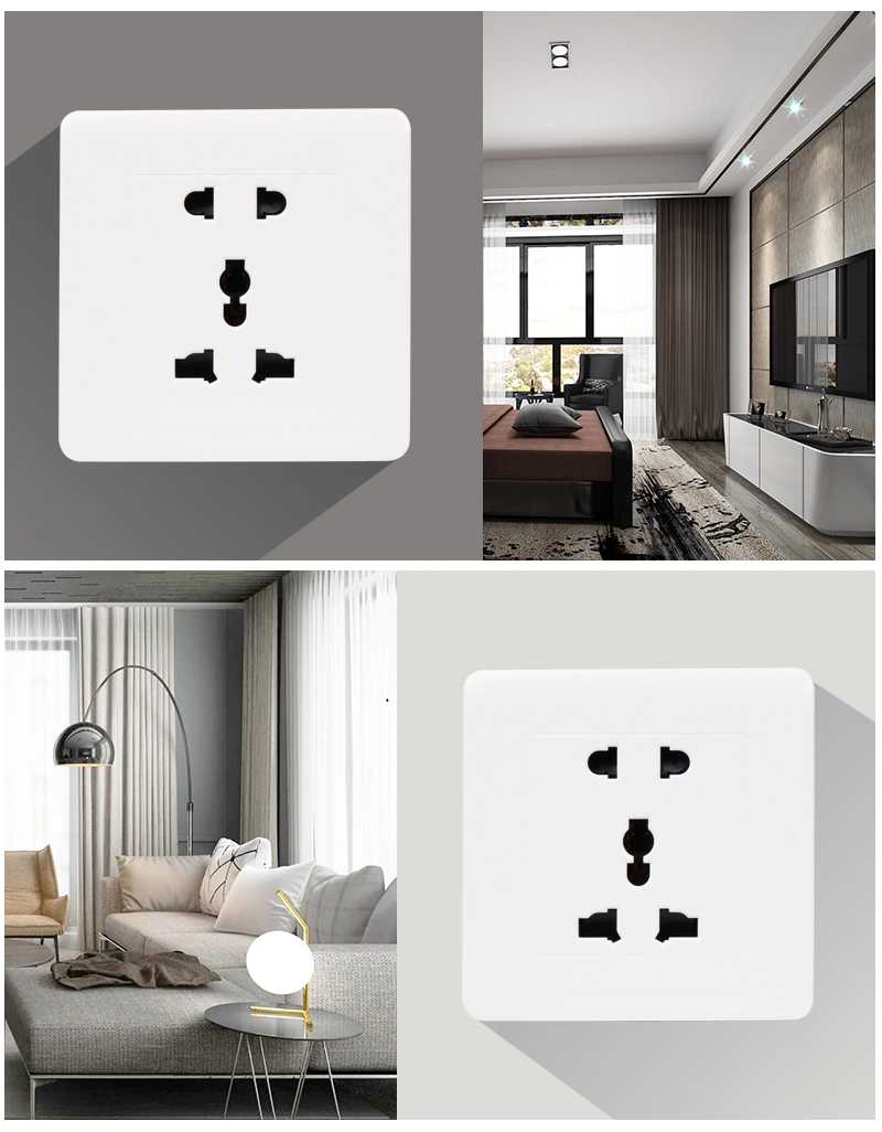 Mf 5 broche de l'électricité d'alimentation de la prise de courant murale universel 250V 16A