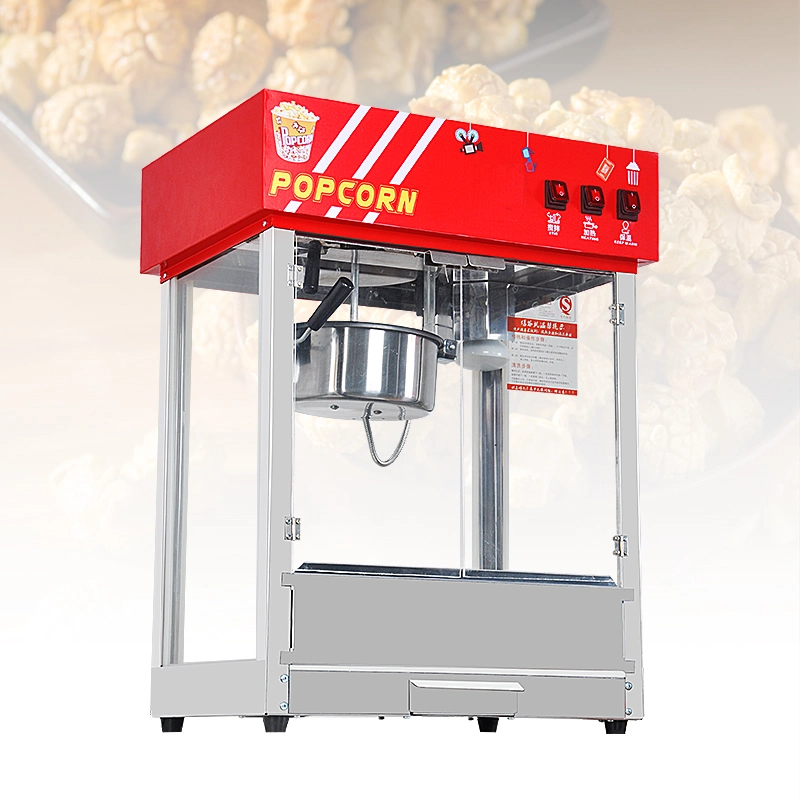 2023 novo estilo Controle de temperatura Máquina comercial Popcorn para Cinema Parque de diversões