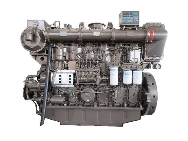 Arranque eléctrico motor diesel (YC6C865L-C20) motor marino para barcos y buques