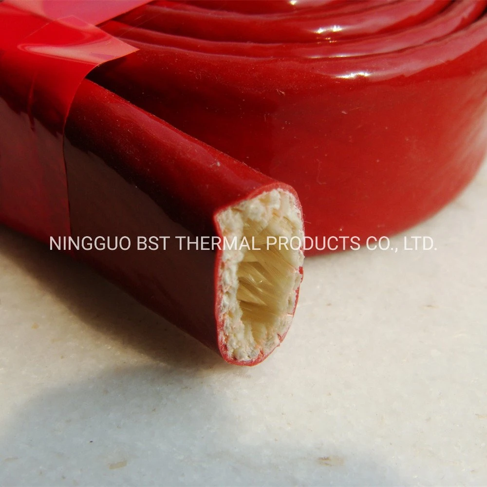 Silicone Fiberglass High-Temp Ultra Sleeve Heat Resistant Glass Fiber Braided Silicone Hose Firesleeve