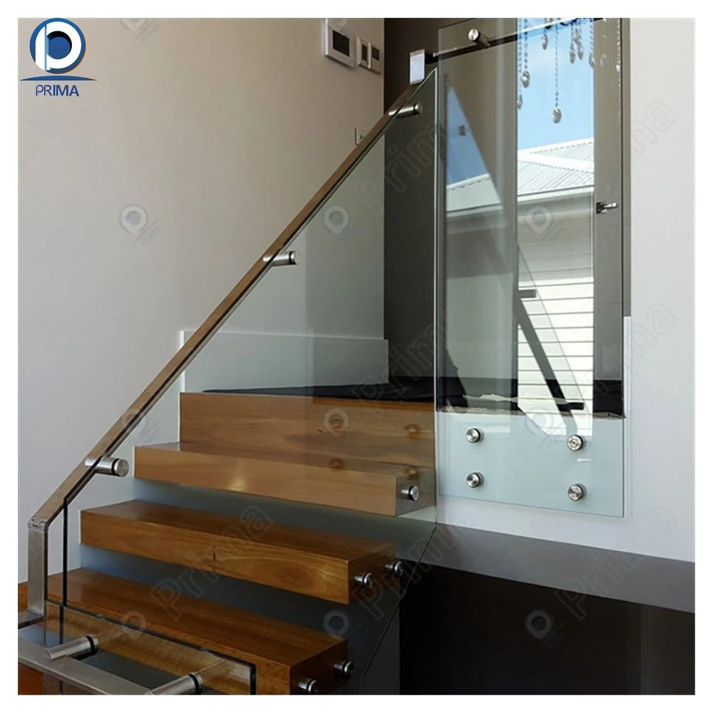 Outdoor Tempered Glass Balustrade for Balcony Glass Railing Handrails