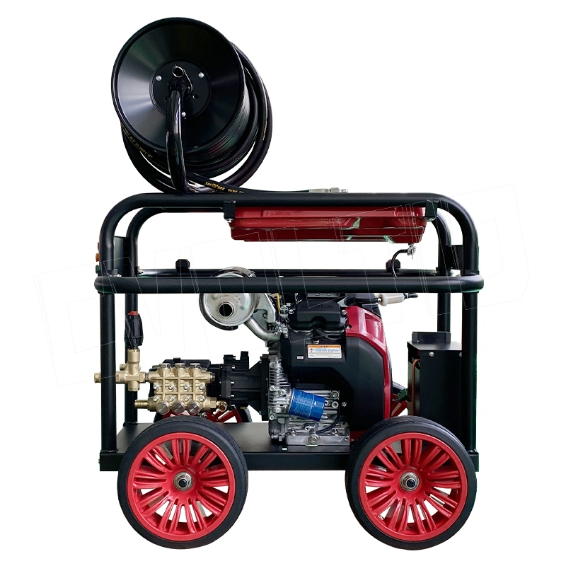 Equipo de limpieza 20HP 2400psi 13.2gpm Máquina de chorro de alcantarillado industrial diésel en stock