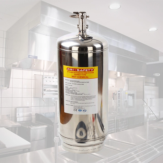 Wet Chemical Fire Extinguisher Fire Suppression Systems for Restaurant Kitchen