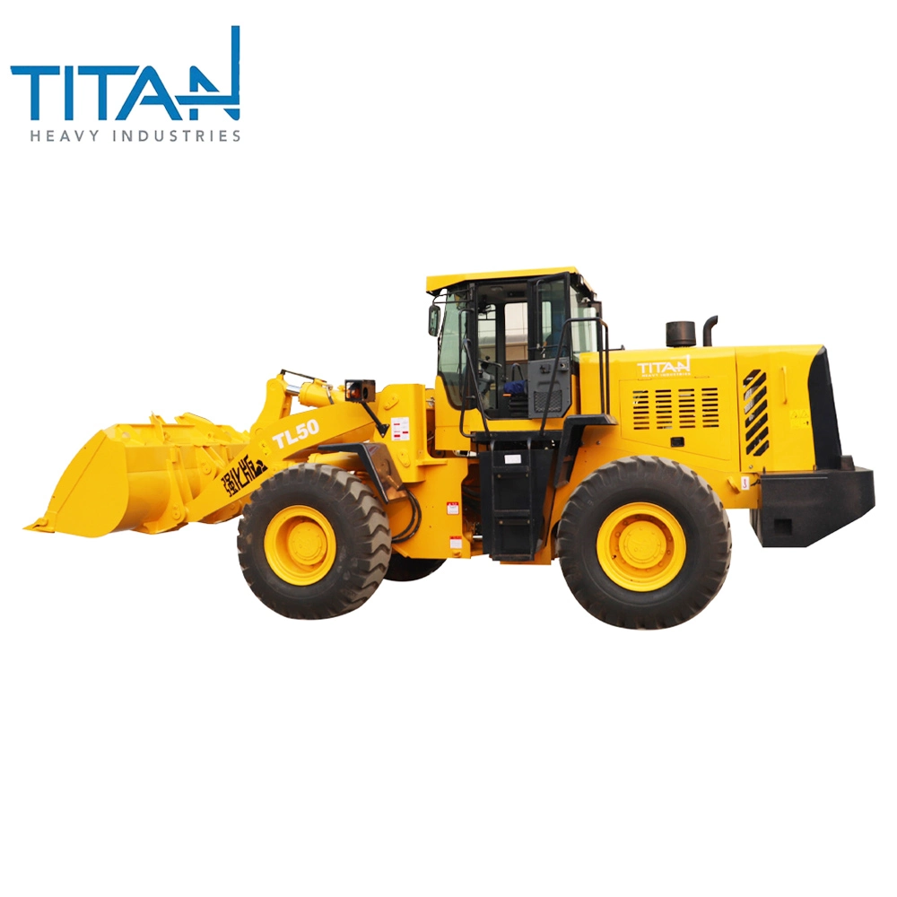 New Hydraulic Titan Container 5ton china wheel front end loader