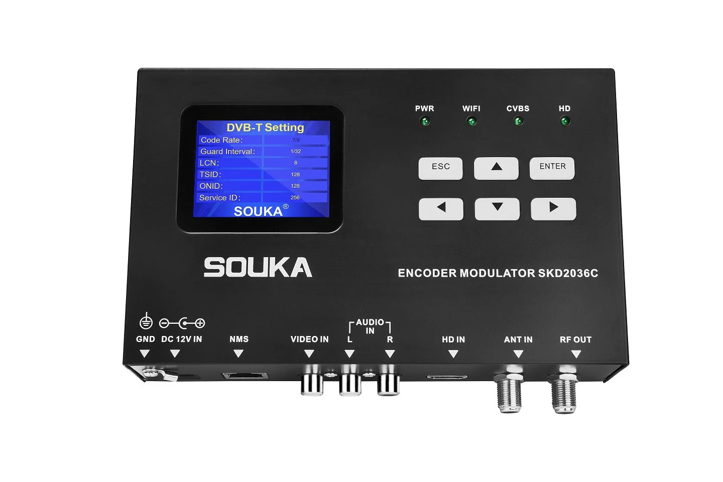 HDMI or CVBS Input and RF out Single Program Cable TV Modulator