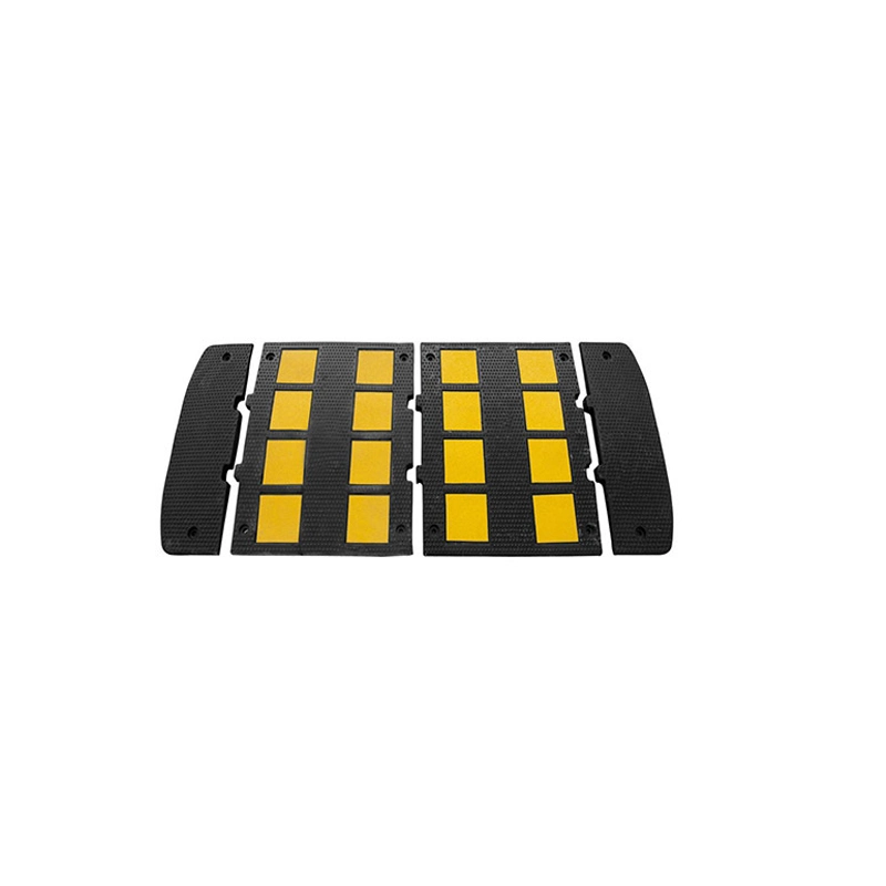 500*300*45mm Portable Rubber Road Hump Speed Bump