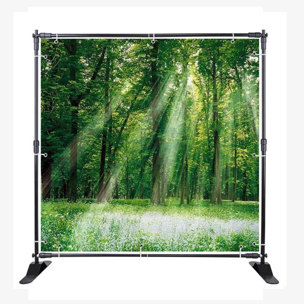 Adjustable Advertising Step and Repeat Banner Exhibition Display Stand