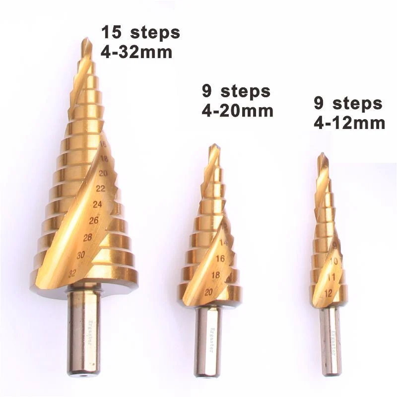 HSS Core Step Drill Bit for Metal Drilling Drill for Metal Step Bit Pocket Hole Drill Bits Step Drill Bit for Metal Core Drill