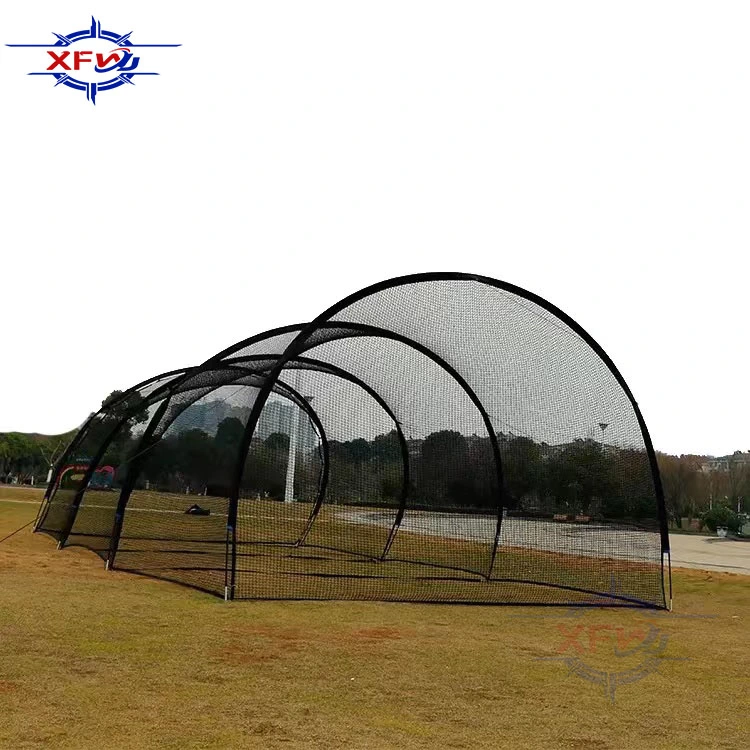 Portable Baseball Batting Cage Outdoor Tunnel Cricket Softball Hitting Training Net