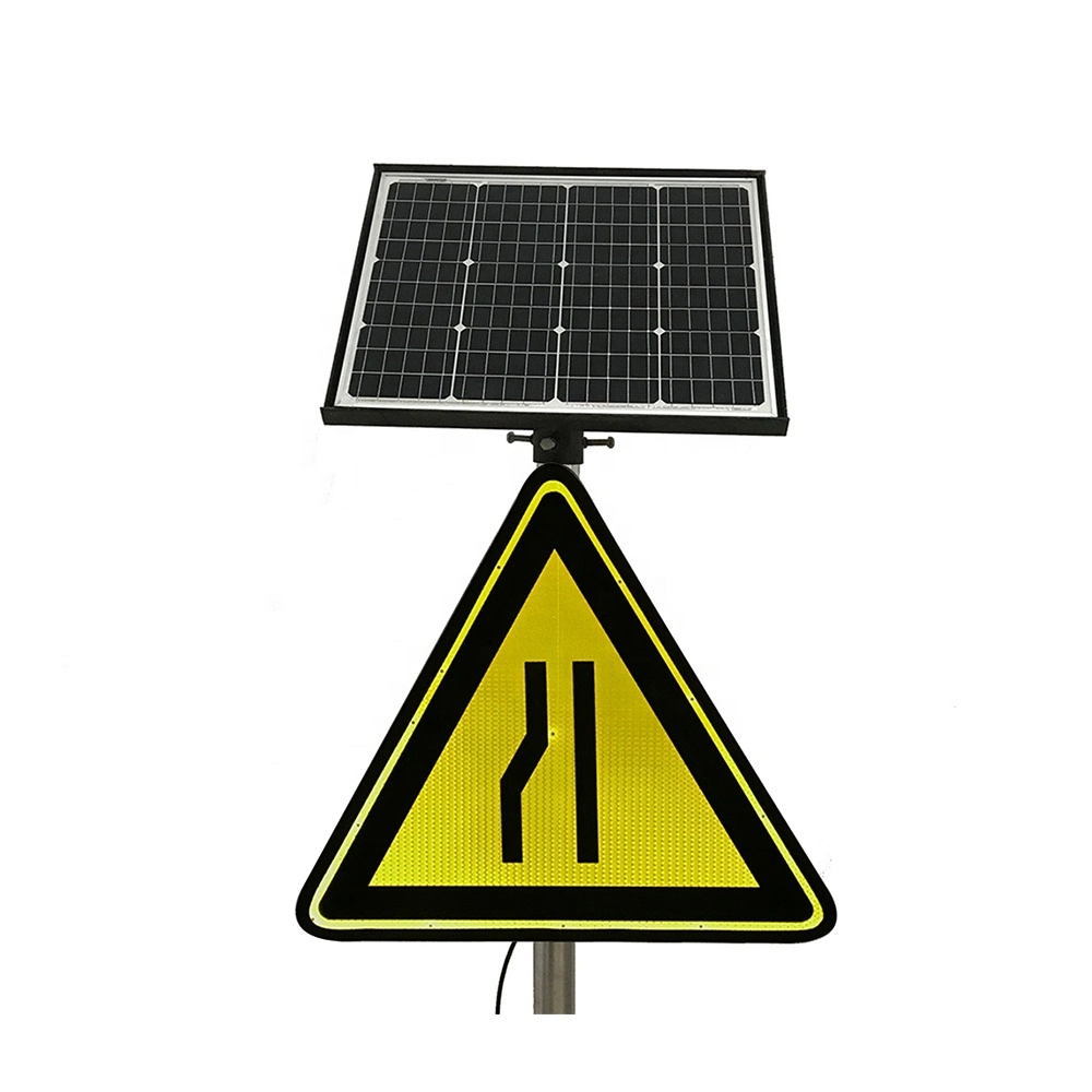 Customer Design Solar Powered LED Traffic Warning Sign Board