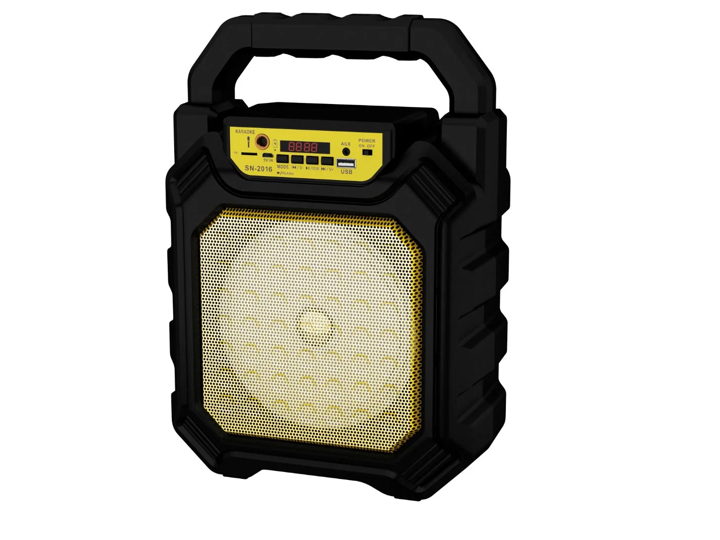 Rádio FM reprodução de cartões MP3/USB/TF Bluetooth sem fios Karaoke