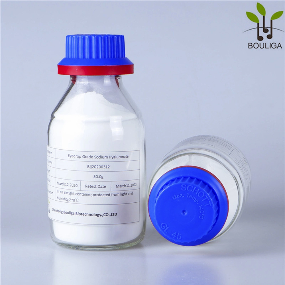 Hialuronato de sódio Nº CAS 9067-32-7 Ha Pó branco sal de sódio do ácido hialurônico