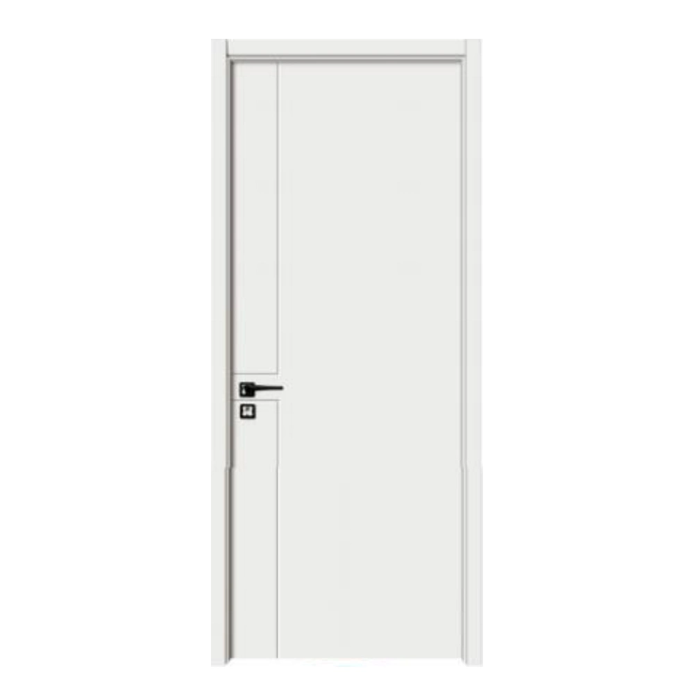 Factory Direct High quality/High cost performance  Wood Plastic Interior Door for Bathroom