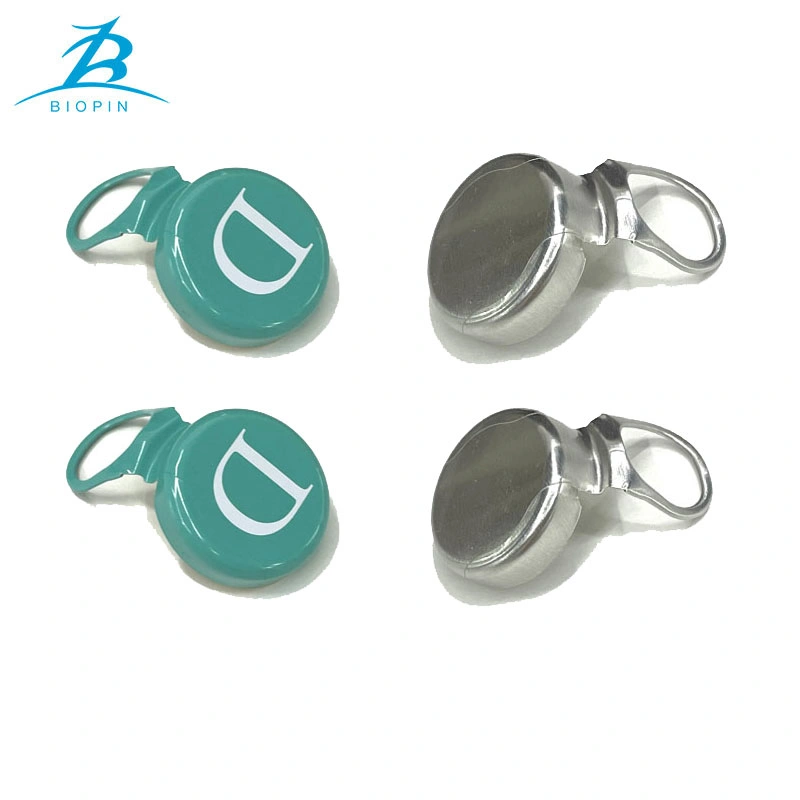 Custom Printed Soft Drink Lid Pull Ring Cap 26mm Aluminum Easy Open End Beer Beverage Bottle Cap