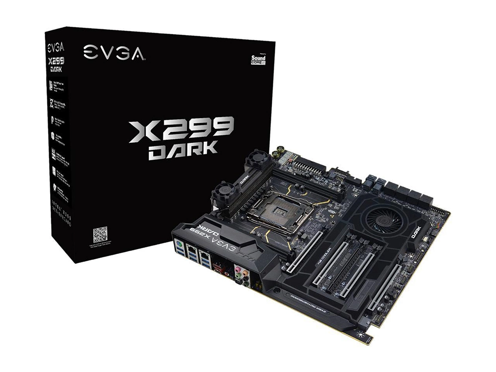 Evga X299 Dark, 151-Sx-E299-Kr, LGA 2066, Intel X299, SATA 6GB/S, USB 3.1, USB 3.0, Eatx, Intel Motherboard