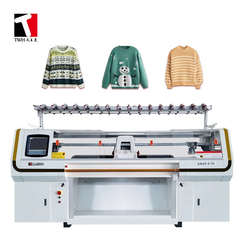 China Manufacture Double System Jacquard Flat 12 Gauge Knitting Machine Yarn Feeder for Flat Knitting Machine