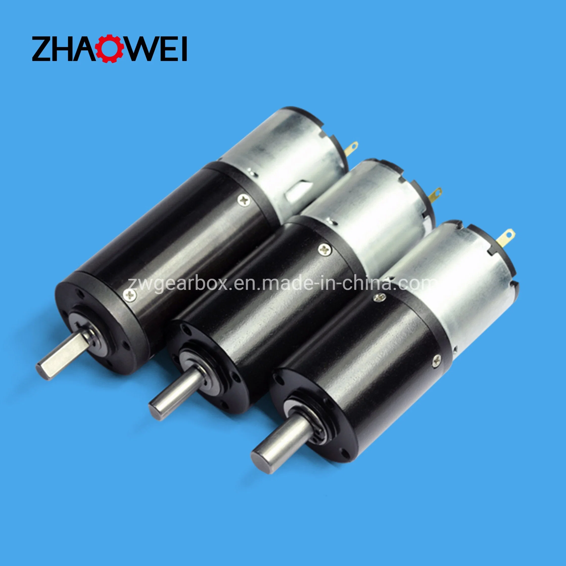 12V Low Rpm Small DC Gear Motor with Gearbox