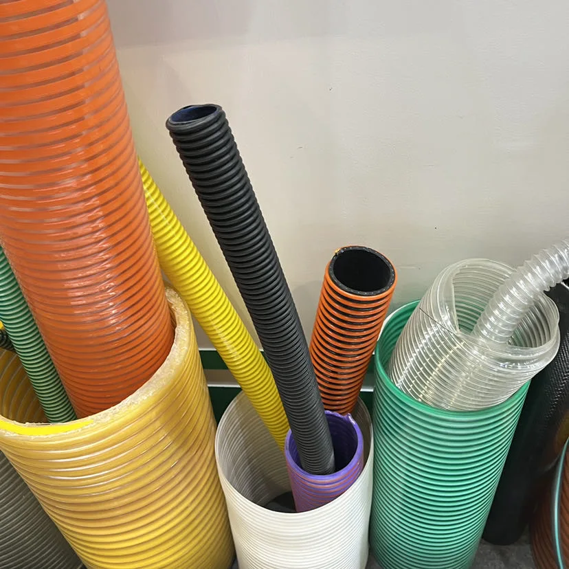 PVC PU Suction Flexible Strength Pipe Hose Tube Plastic Used for Water Supply Extrusion Machine