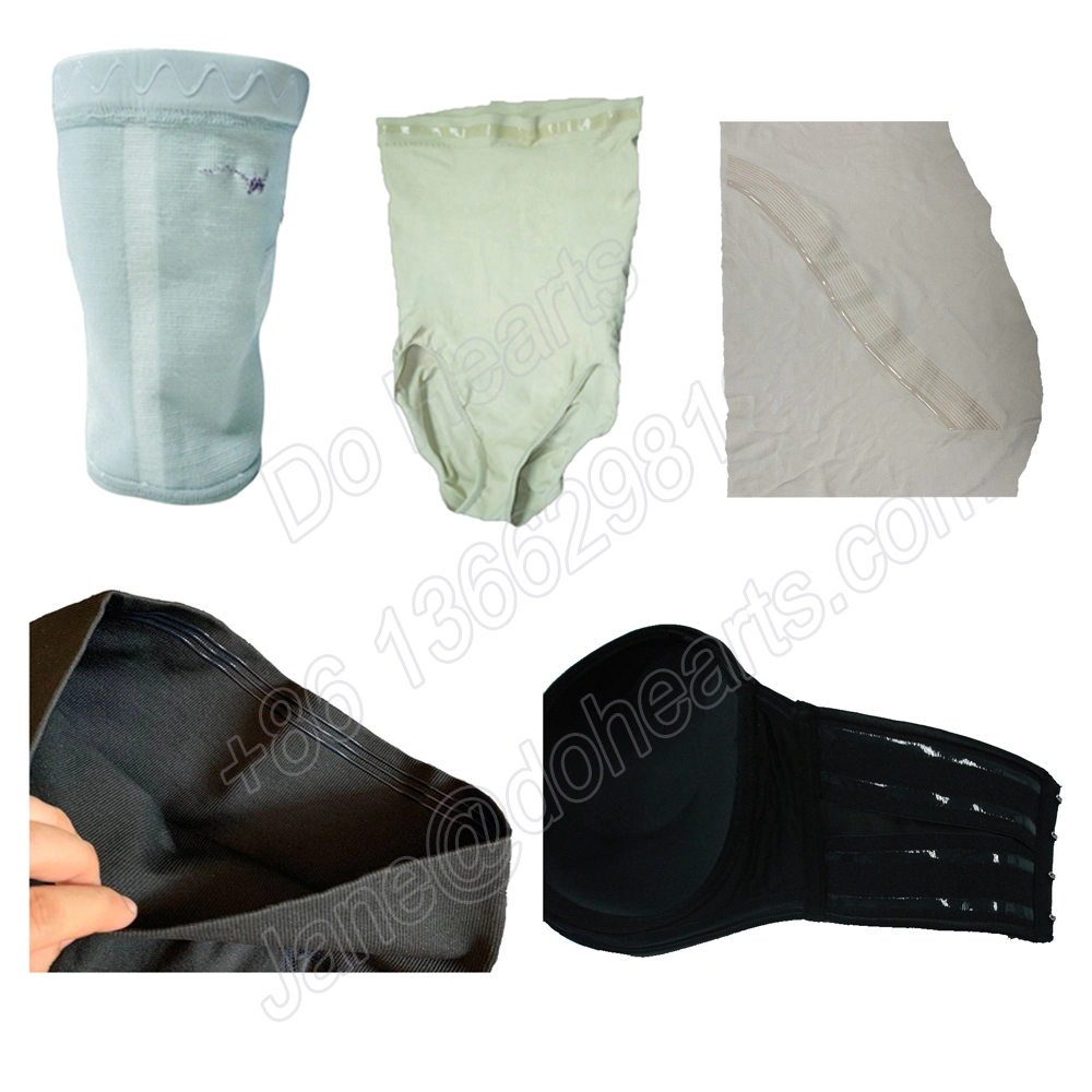 A impressão e a máquina de revestimento de silicone Elásticos para roupa interior sportswear