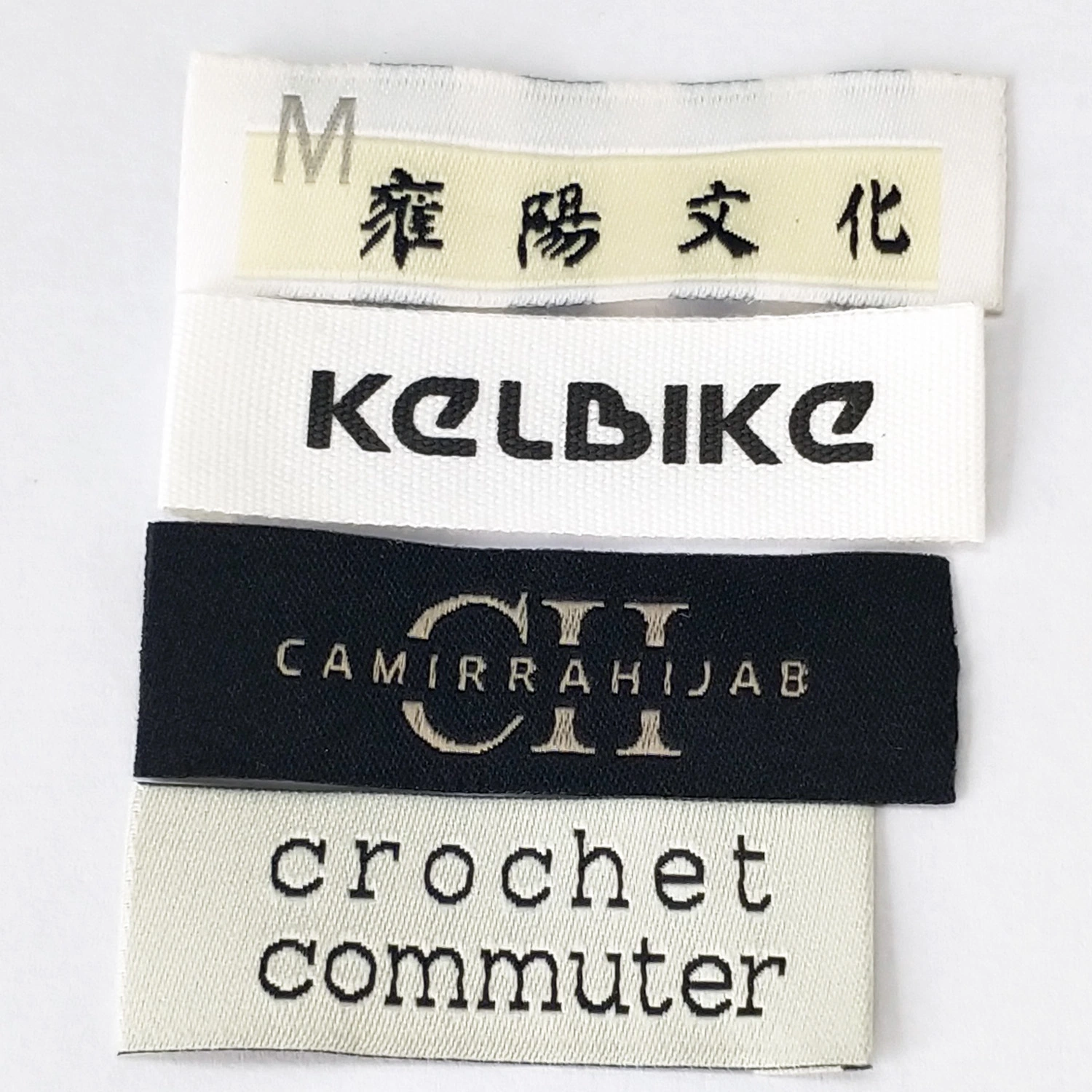 Custom Garment Accessores Fashion Patches Woven Label PVC Zipper Head in Original Factory