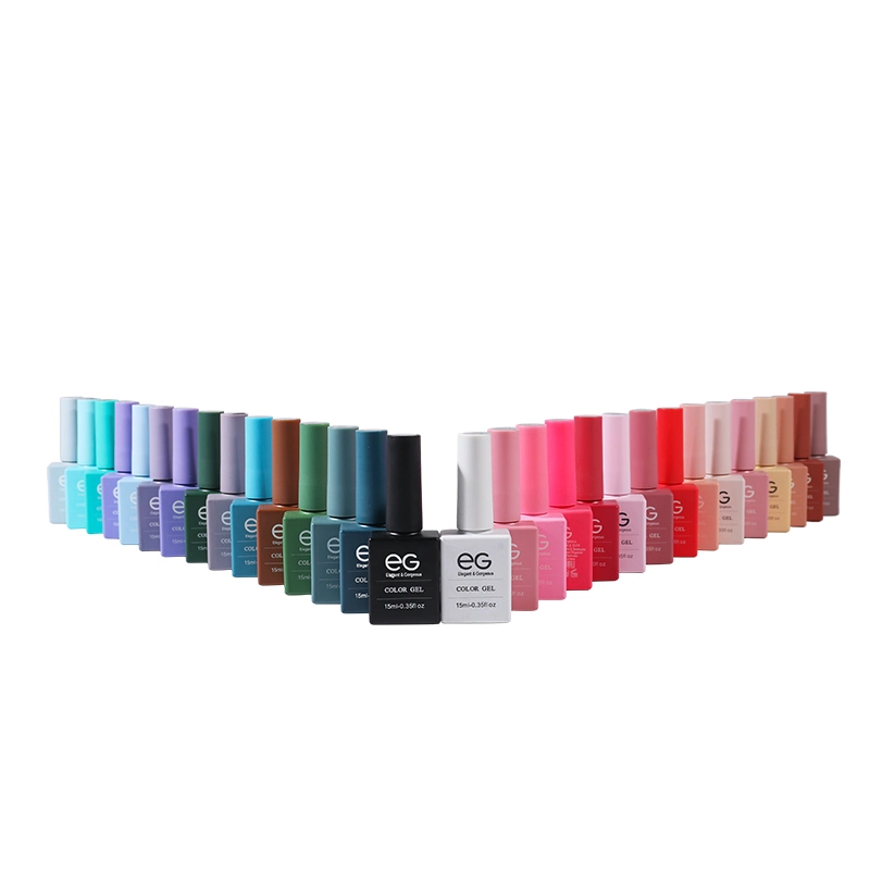 Free Sample 15ml UV Gel Polish Custom Logo Color Gel for Manicure