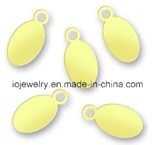 Any Shape Any Size Custom Logo Dog Tags 18K Gold Plated