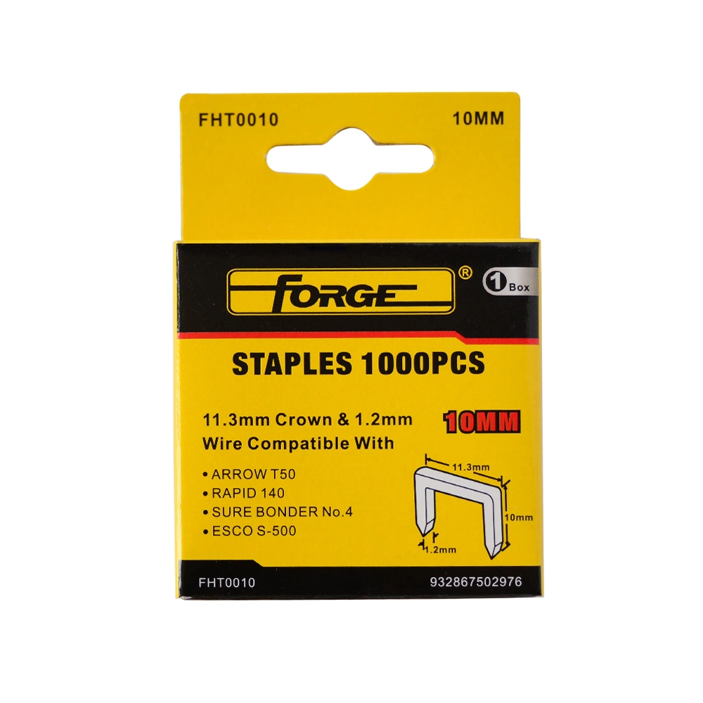 10mm Heavy Duty Nails U Shaped Galvanized Staples