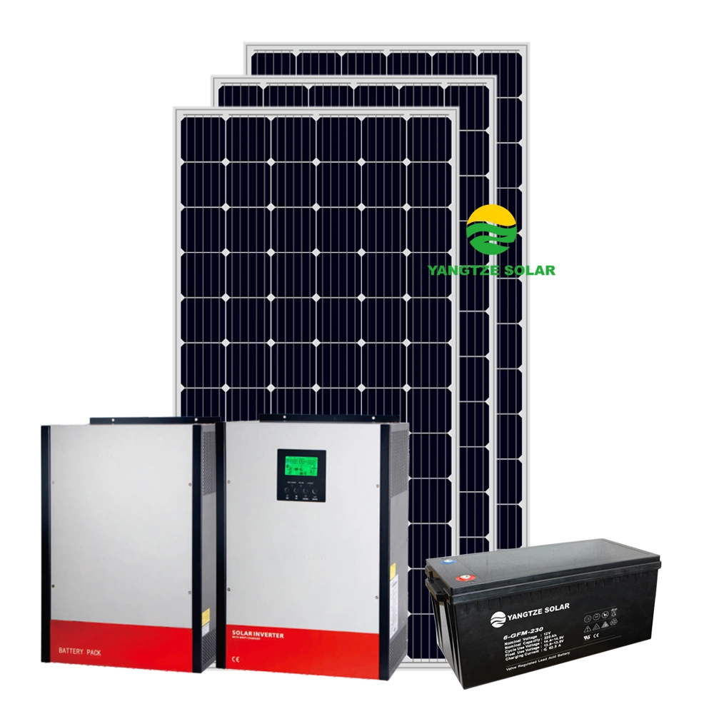 3kw Plug and Play Hybrid Solar System 3D