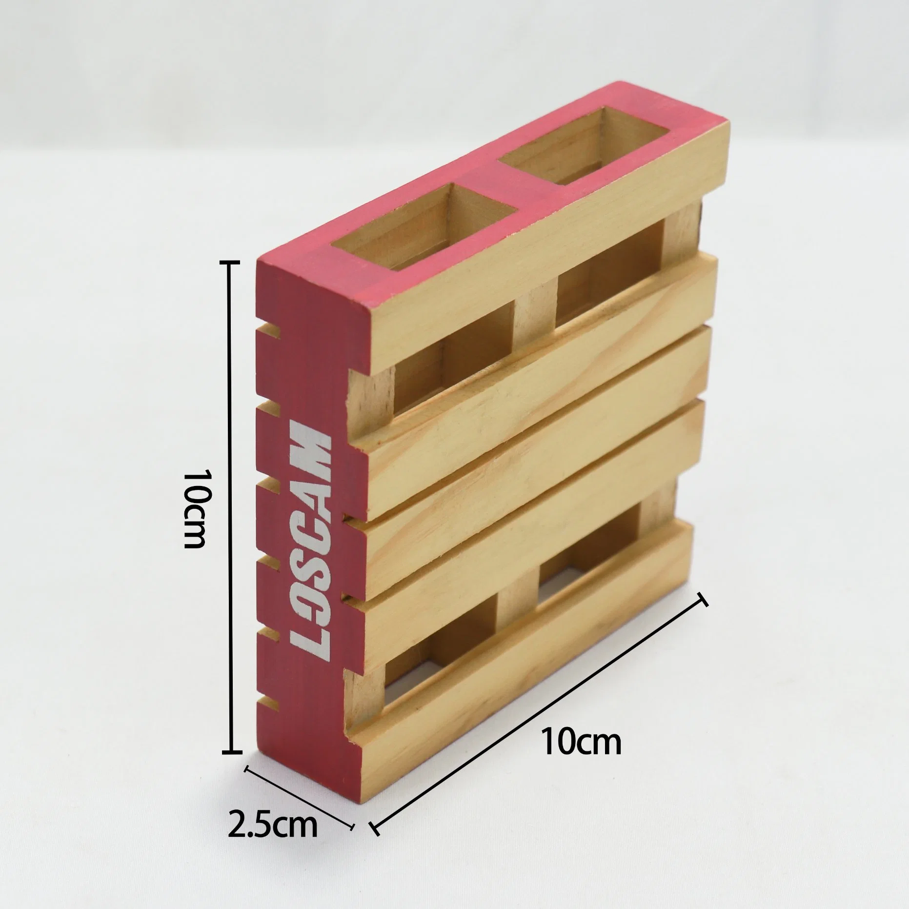 FSC&BSCI Wooden Mini Pallet Coasters, Square, Wood Beer Coasters