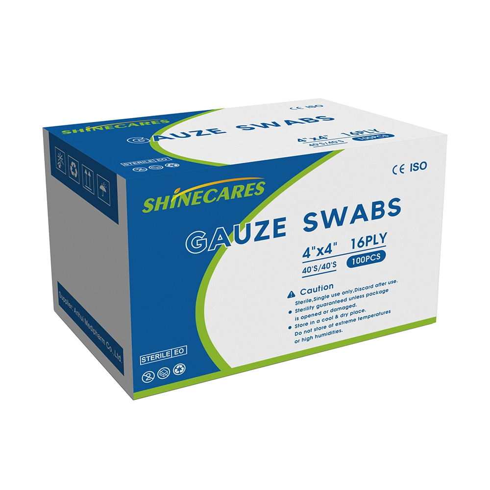 Medical Disposable Products Surgical Absorbent Cotton Sterile Gauze Swab