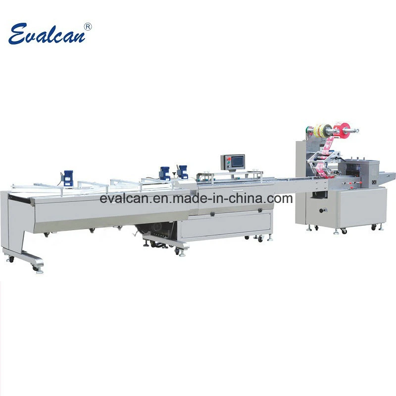 Horizontal Cookies, Chocolate, Bread Ffs Packaging Pillow Flow Wrapper Pouch Packing Machine