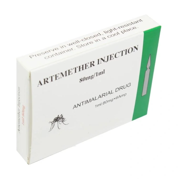 Artéméther injection 80mg/2ml, 40mg/1ml certifié GMP