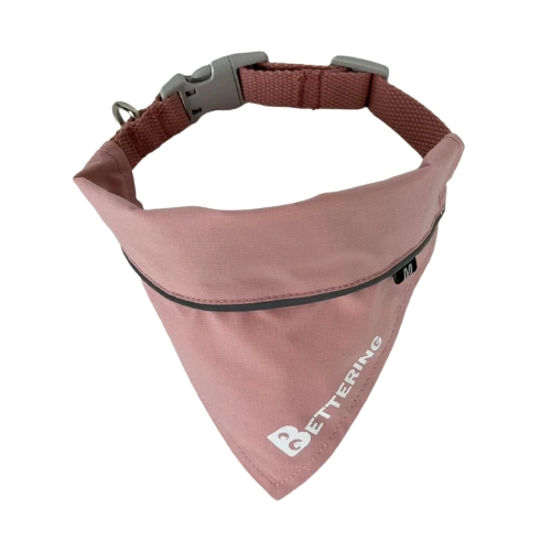 Bedruckter Bandanna-Schal Mit Hundehalsband Und Logo-Kragen