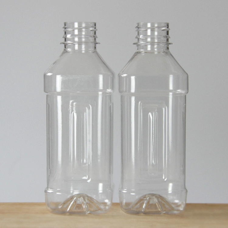 350ml Plastic Bottle Pet Transparent Disposable Water Bottle with Cover