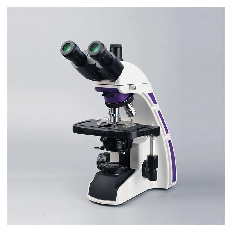 Sy-B129t Portable Mobile Binocular Microscope with LCD Display Monitor for Lab