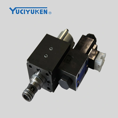 Yuci Yuken lógica de seguridad hidráulica Big Flow Dslv Pilot operado Válvula de cartucho controlada por solenoide con control de posición