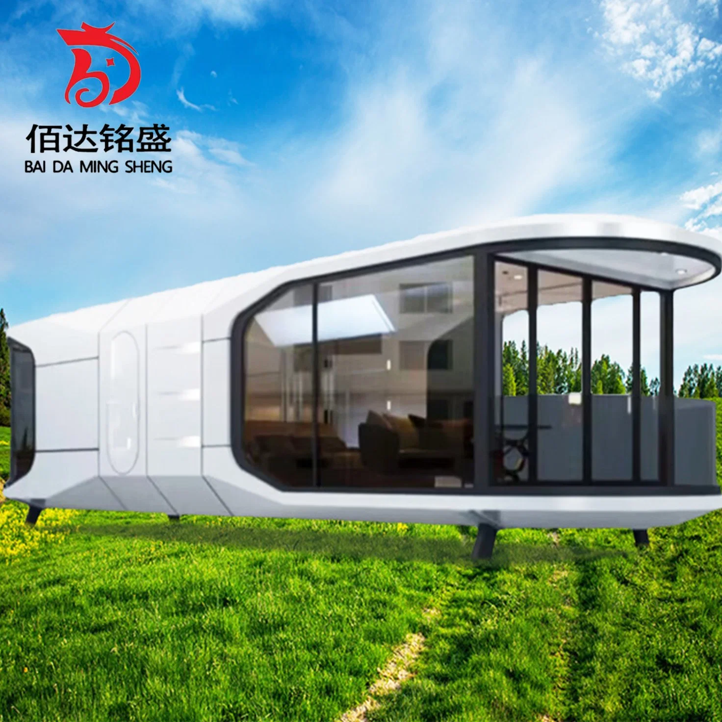 Prefabricated Space Capsule Container House Hotel Furniture Bedroom Sets Space Capsule