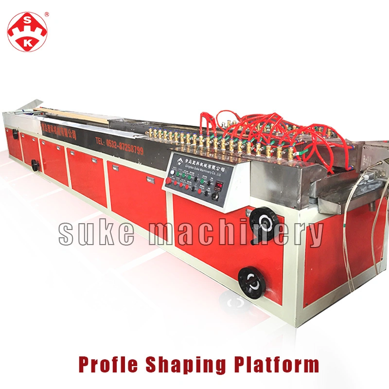 PVC Marble Profile Skirting Line Baseboard Window Profile Corner Price Tage Holder Transparent Market Price Strip Extrusion Making Extruder Machine